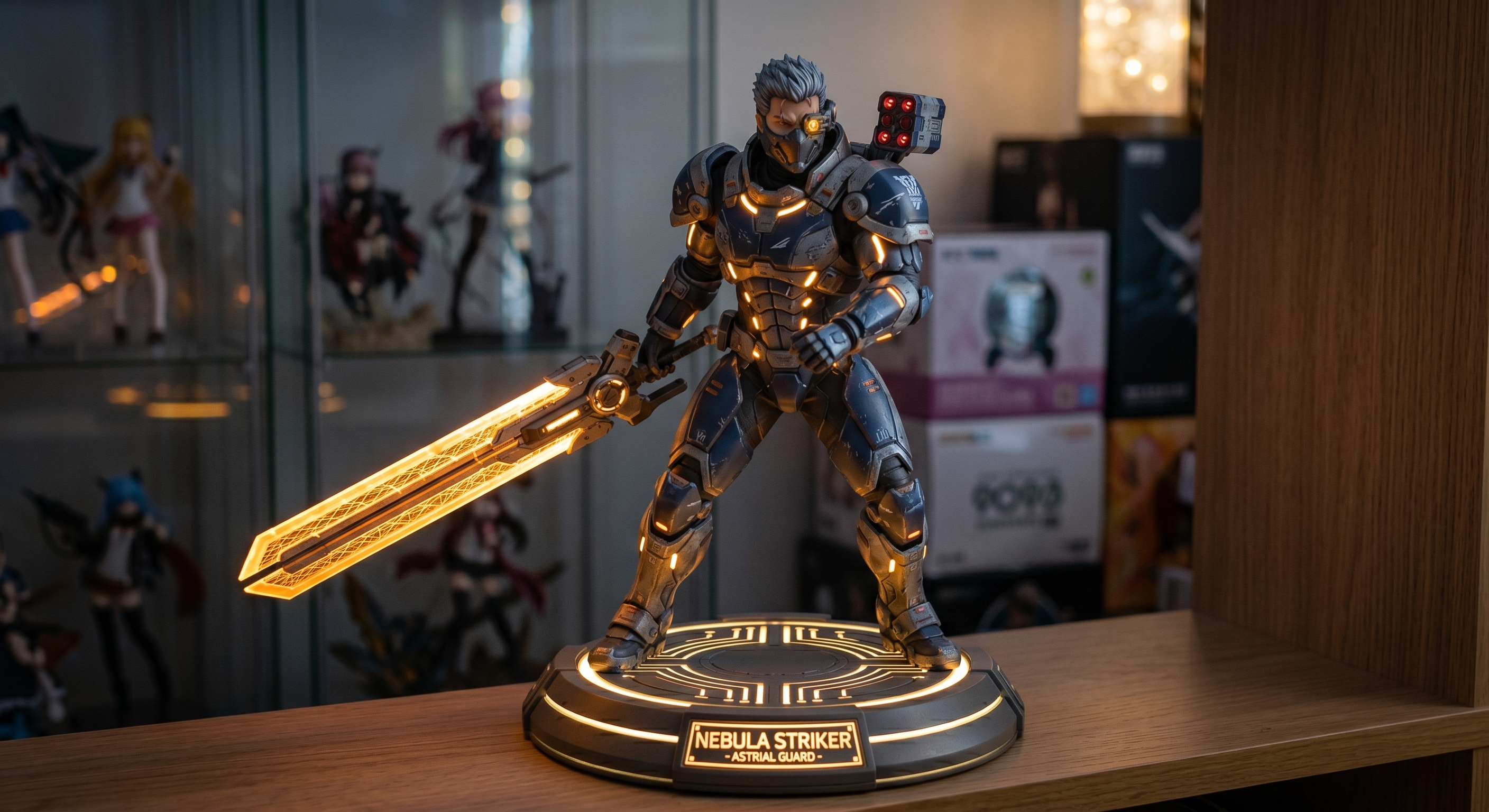 Micro LED inside Toy Figurine